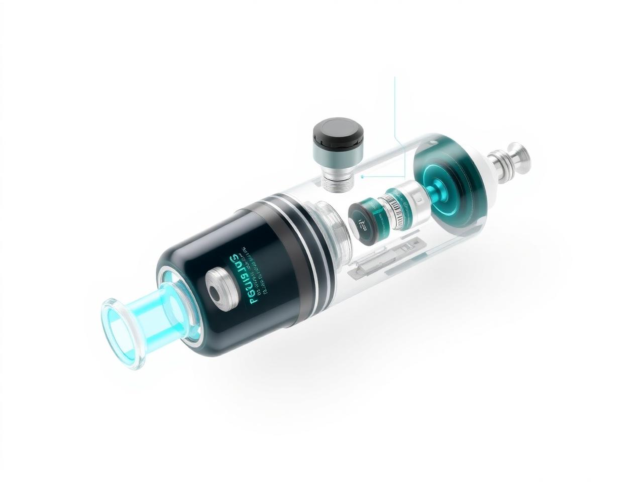 Velcura Nasal Rinse internal components and parts